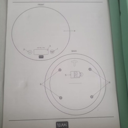 Electronic kitchen scale new