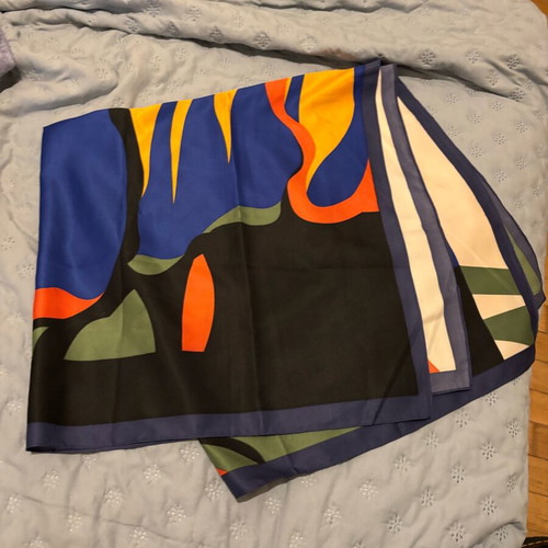 Scarf like new, multicolored