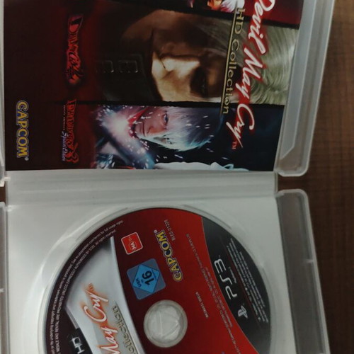 Devil May Cry trilogy HD collection used for PlayStation 3