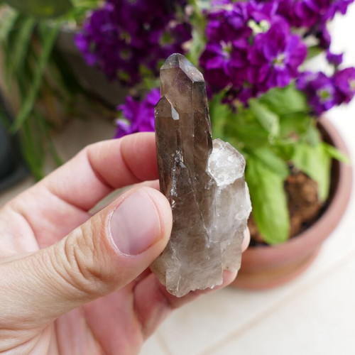 Smoky quartz natural raw crystal from Madagascar new 81.3 g