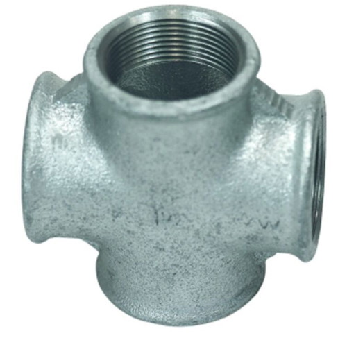 Galvanized pipe cross new
