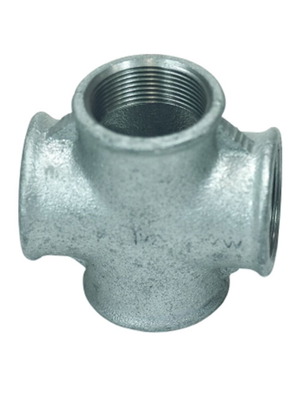 Galvanized pipe cross new