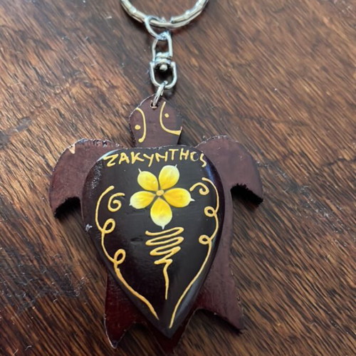 Keychain Zakynthos like new, brown