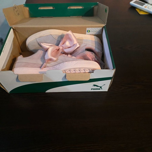 Puma sneakers new, size 36, white and pink