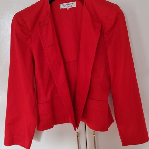 Yves Saint Laurent Vintage Jacket like new, red, Rive Gauche