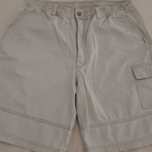 Puma bermuda shorts used, beige, 100% cotton, size M