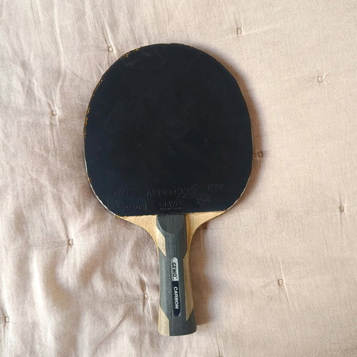 Gewo ping pong racket used with Neoflex Gewo rubbers