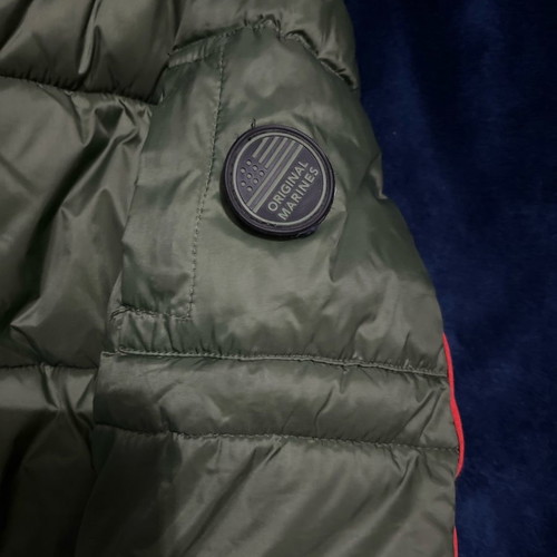 Original Marines kids jacket like new, green, 122 cm