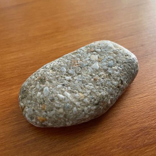 Natural limestone pebble new, smoothed from beach