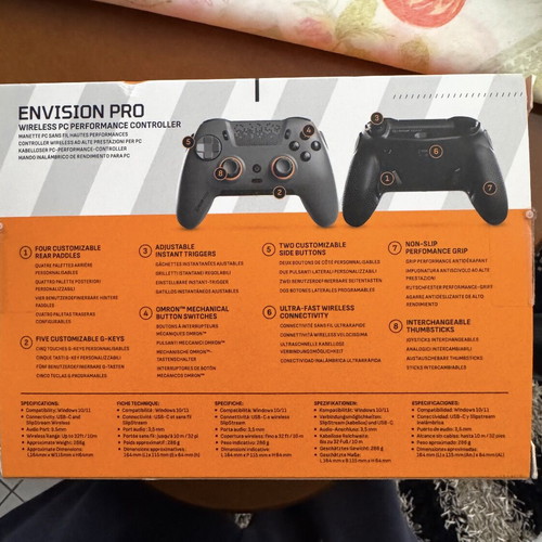 Scuf Envision Pro Wireless controller for PC used