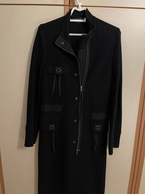 Wool coat Oak like new, black, size M