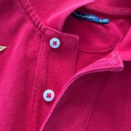 Polo Ralph Lauren shirt red like new, size large