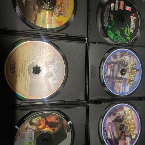 PC games like new, pack of 6 CDs