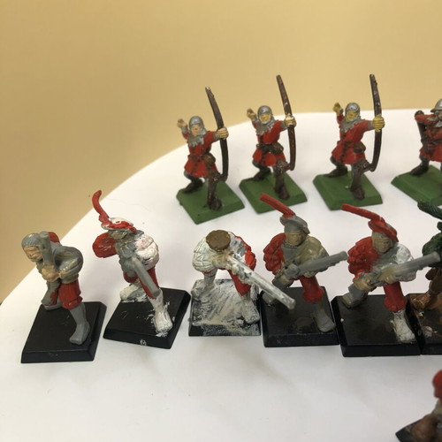 Warhammer Empire fantasy archers and riflemen set, used, 17 figures