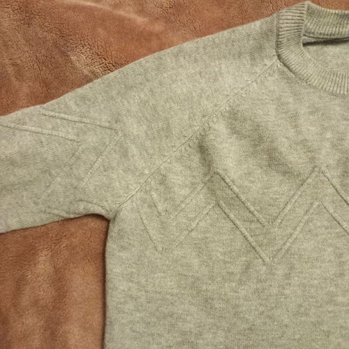 Grey crop sweater like new, women's L/XL