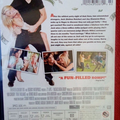 DVD What Happens in Vegas new, dubbed, comedy
