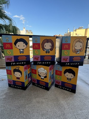 Friends x McDonald’s Collectible Set 6 New Sealed Figures