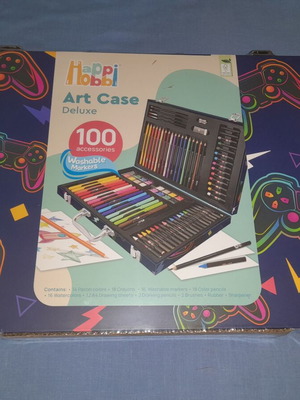 Happi Hobbi Art Case Deluxe κασετίνα ζωγραφικής με 100 αξεσουάρ