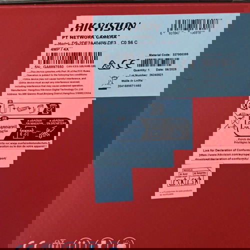 Hikvision DS-2DE2A404IW-DE3/W(C0)(S6)(C) IP Wi-Fi surveillance camera Full HD+ 4MP waterproof new