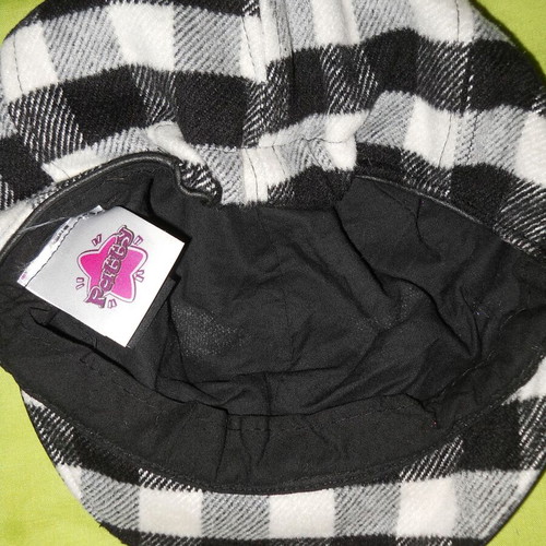 Patty girls hat used, size XS, black and gray