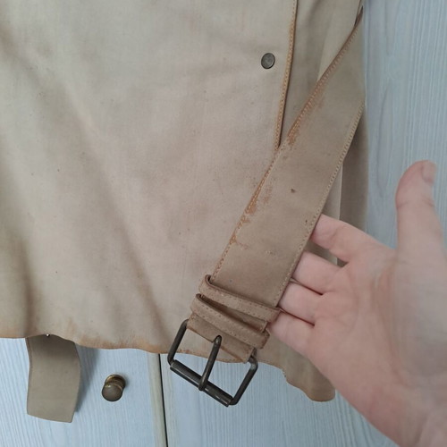 Miu Miu leather skirt beige size M like new