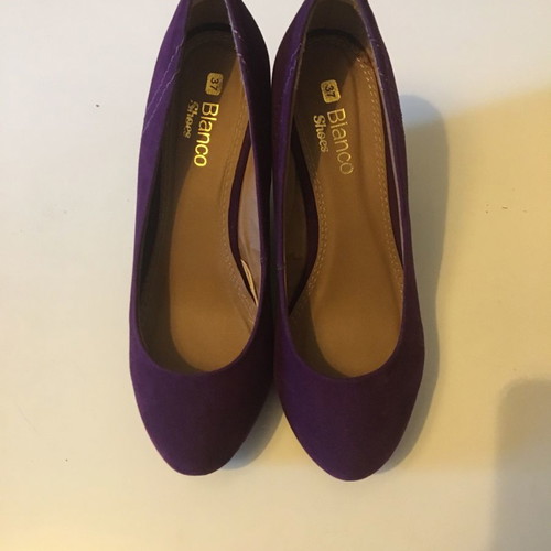 Purple pumps like new, size 37