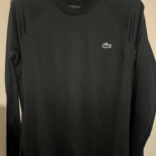 Lacoste Sport black shirt size M like new, worn twice