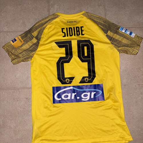 Sidibe matchworn football jersey used, AEK vs OFI 3-0