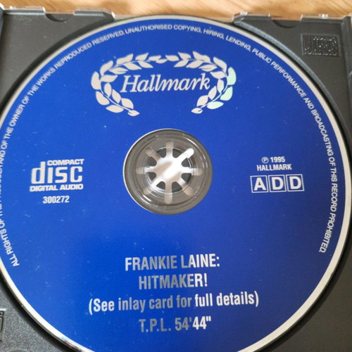 Frankie Laine CD used, jazz