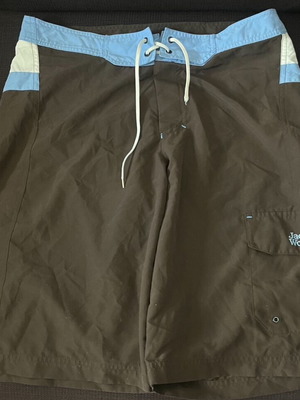 Jack Wolfskin Swimwear Mens Medium very good brown light blue white
