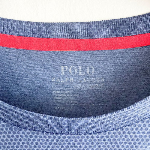 Polo Ralph Lauren T-shirt short sleeve Medium blue and red like new