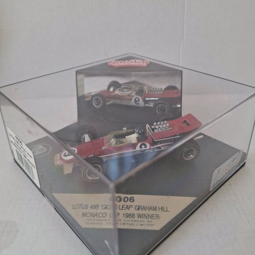 Lotus 49B model 1:43 used, Graham Hill Monaco GP 1968, Quartzo 4006