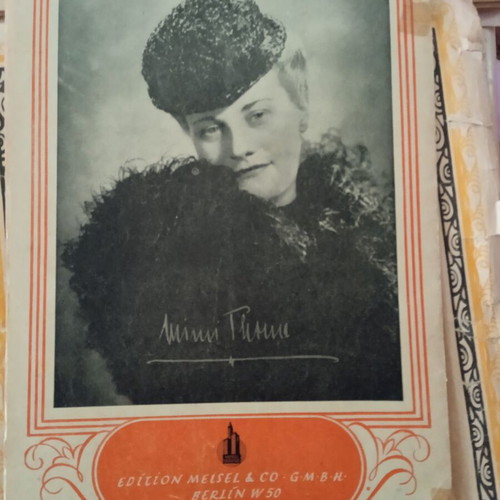 Mimi Thoma singt 16-page sheet music 1943 used