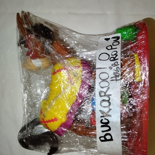 Buckaroo board game used, incomplete with missing parts