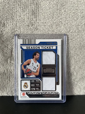 Sergio Llull 2025-26 Panini Contenders Euroleague Dual Swatches like new