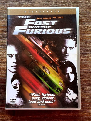 The Fast and the Furious DVD σαν καινούργιο, ταινία δράσης με υπότιτλους