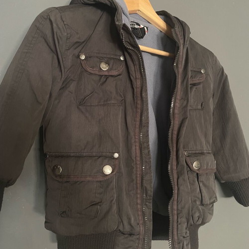 Urban Classics thick jacket like new, brown, for 5 years old