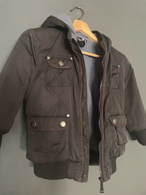 Urban Classics thick jacket like new, brown, for 5 years old