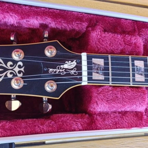 Ibanez JSM20 BKL John Scofield model guitar like new with hard case