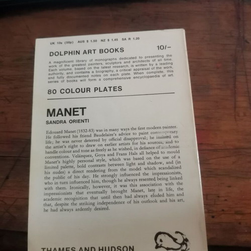 Manet book used, French