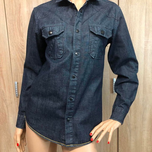 Cedar Wood State shirt new, size S/M, blue cotton