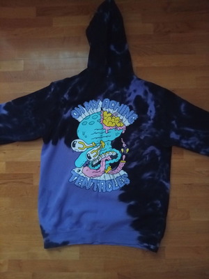 Sponge Bob Hoodie like new, size M/L, multicolor purple