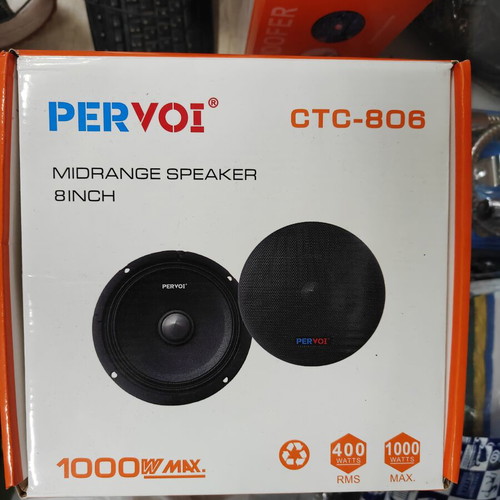 Pervoi 8 Inch Midrange Speaker Set of 4 New 1000w