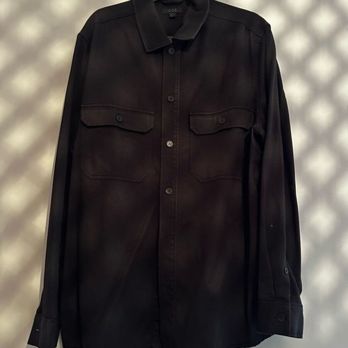 Cos men's overshirt shirt size L oversized like new, black