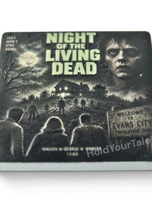 Night of the Living Dead Ceramic Fridge Magnet 57×57 mm new