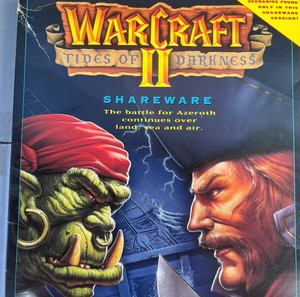 WARCRAFT II - TIDES OF DARKNESS - PC BIG BOX - SHAREWARE EDITION