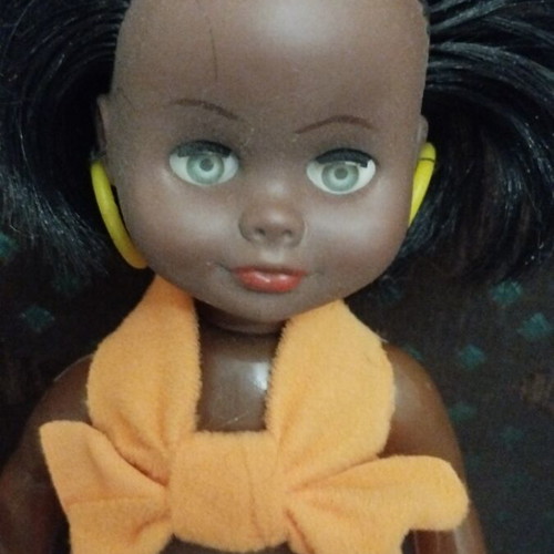 Vintage doll Leila 1970-1980 used with original clothes