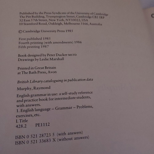 English Grammar In Use Raymond Murphy used