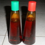 Klairol beer shampoo bottles, 2 pieces, like new