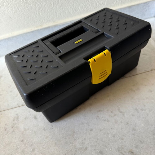 Stanley toolbox black 31.8 x 17.8 x 13 cm like new